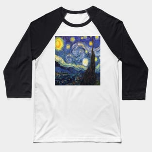 Art Starry Night Baseball T-Shirt